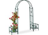 Arco Di Rose Relaxdays Con Inserti Di Fioriere