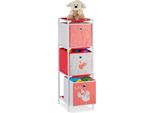 Scaffale Relaxdays Per Bambini Con Cigno E Scatole