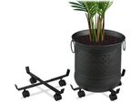 Set Di 2 Rulli Estensibili Per Piante Relaxdays