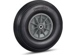 Relaxdays 2X Ruota Carriola Pu 4.00-6 Nero-Grigio