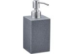 Relaxdays Dispenser Per Sapone 10031062_111 Grigio In Poliresina 300,0 Ml