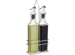 Relaxdays Dispenser Per Aceto E Olio In Vetro