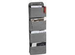 Relaxdays 4 X Organizzatore Pensile 4 Scomparti Grigio