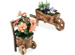 Relaxdays Carriola Per Piante Set Di 2