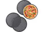 Set Di 4 Vassoi Per Pizza Croccante Relaxdays