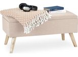 Relaxdays Panca Imbottita Con Vano Portaoggetti