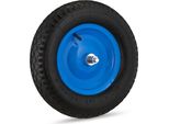 Relaxdays 4 X Ruota Carriola 4,80 4,00-8 Con Asse