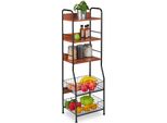 Scaffale Da Cucina Relaxdays 5 Livelli