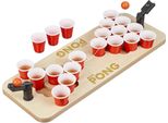Relaxdays Mini Beer Pong Con Bicchieri Rossi