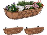 Set Di 3 Fioriere Da Balcone Relaxdays