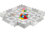 Relaxdays Tappeto Puzzle Da 52 Pezzi Con Bordo E Motivi