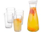 Set Di Caraffe D'acqua Relaxdays Con Bicchieri
