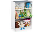 Scaffale Relaxdays Per Bambini 4 Scomparti Aperti