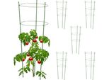 Relaxdays Supporto Per Arrampicata Verde In Set Da 6 76 Cm