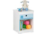 Comodino Relaxdays Per Bambini Con Cassetto