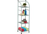 Relaxdays Scaffale Verticale Stretto Con 4 Ripiani