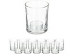 Vasetti Trasparenti Relaxdays Per Tea Light In Un Set Di 12 Pezzi
