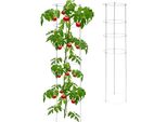 Relaxdays Supporto Per Arrampicata 120 Cm Set Di 2 Grigio