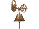 Relaxdays Campanello In Ghisa "Key"" In Oro"