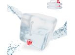 Relaxdays Set Di 3 Taniche D'acqua Pieghevoli Da 20 L