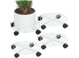Set Di 4 Rulli Per Piante Relaxdays