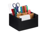 Organizzatore Da Tavolo Relaxdays 5 Scomparti Nero