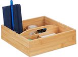 Organizzatore Relaxdays In Bambù 4 Scomparti