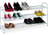 Scarpiera In Metallo Relaxdays Per 12 Paia Di Scarpe