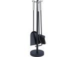 Set Camino Relaxdays 4 Pezzi In Nero