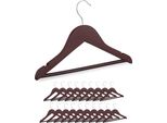 Appendiabiti Per Bambini Relaxdays In Legno In Set Da 20 Pezzi