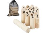 Relaxdays Kubb Viking Gioco Con Borsa