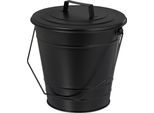 Relaxdays Secchio Per Cenere Con Coperchio 7 Litri