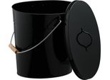 Relaxdays Secchio Per Cenere Con Coperchio 12 Litri