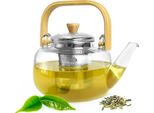 Teiera Con Colino E Manico In Acciaio Inox Macchina Per Il Tè Teiera In Vetro