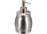 Relaxdays Distributore Di Sapone In Acciaio Inox 390 Ml