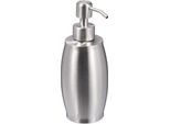 Relaxdays 2X Dispenser Di Sapone In Acciaio Inox 350Ml, Argento