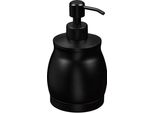 Relaxdays 2X Dispenser Di Sapone In Acciaio Inox 390Ml Nero