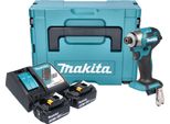 Avvitatore A Impulsi A Batteria Makita Dtd 173 Rfj 18 V 180 Nm 1/4" Brushless + 2X Batteria Ricaricabile 3,0 Ah + Caricabatterie + Makpac"