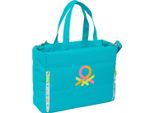 Borsa Per Computer Portatile Benetton Summer Blue 40 X 31 X 17 Cm