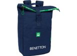 Borsa Per Computer Portatile Benetton Green Navy Blue 28 X 42 X 13 Cm