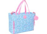 Borsa Per Computer Portatile Vicky MartíN Berrocal ParaíSo Blue Light Pink 40 X 31 X 17 Cm