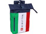 Borsa Per Laptop Benetton Flag Blu Navy 28 X 42 X 13 Cm