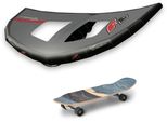 Skateboard F2 Carving Skateboard mit Allroung Wing 3m², braun (holzfarbe), Skate-/Longboards, Kinder
