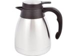 Caraffa Sottovuoto In Acciaio Inox Eva Da 1 Litro Nero/Acciaio Inox