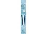 Exacompta Scatola Con 25 Spirali 8 Mm In Pvc Per Rilegatura Din A4 - Bianco