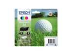 4Er Original Multipack Set FüR Epson C13T34664010 / 34 Workforce Pro WF-3720 Dwf Druckerpatronen