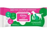 Salviette Umidificate Per Animali Domestici Inodorina Refresh 110 Pezzi
