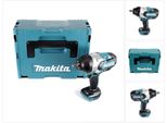 Makita Dtw 1002 Zj Avvitatore A Impulsi A Batteria 1/2" 18V 1000Nm Brushless Solo + Makpac - Senza Batteria, Senza Caricabatterie"