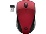 Hp Wireless Mouse 220 (Sunset Red), Ambidestro, Ottico, Rf Wireless, 1600 Dpi, Nero, Rosso