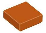 25 Pezzi Lego, Parte C. 3070 In Arancione Scuro